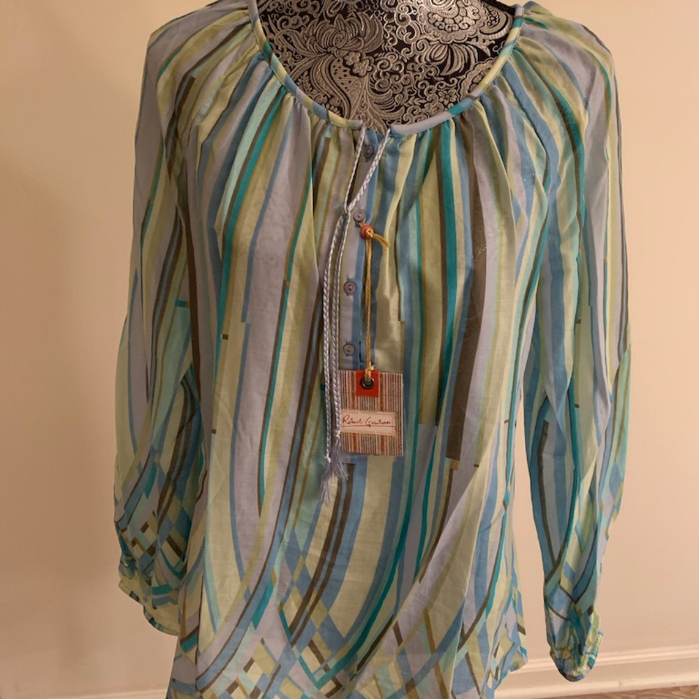 Robert Graham Long-sleeve Blouse *new*